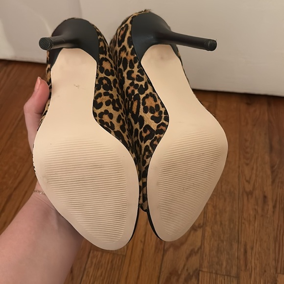Gilt x Glamour leopard cage heels - Picture 6 of 6
